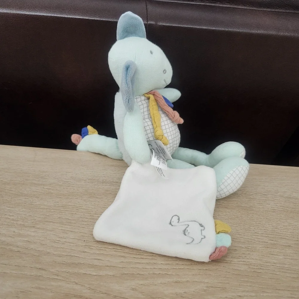 Doudou et Campagnie Paris Calinosaure‎ Dino Teal Doll Plush 10